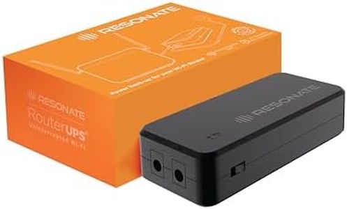 RESONATE RouterUPS® Micro | Original Router UPS for 12V WiFi Router & Modem (Supports up to 2A) | Uninterrupted Power Backup Upto 3 Hours During Powercut | Compact Mini UPS with Intelligent Charging