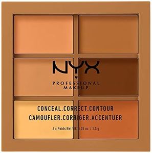 NYX PROFESSIONAL MAKEUP Conceal Correct Contour Palette, Deep, 0.05 Ounce