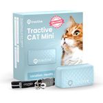 Tractive Mini GPS Cat Tracker | Market Leader | Real-Time Location Tracking | Location History | Health Alerts | Activity Monitoring | Collar included