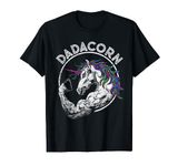 Dadacorn T Shirt Unicorn Muscle Dad - Baby Fathers Day Gift T-Shirt