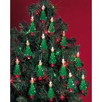 Darice BDR887960/DCLC Christmas Bead Kit - Mini Trees, 2.25-Inch, Multicolor, 24ct