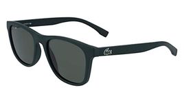 Lacoste Men's L884s Rectangular Sunglasses, Matte Green, 53.11 mm