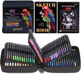 PRINA Art Supplies 120 Colors Color