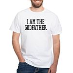 CafePress I Am The Godfather White T Shirt Men's Traditional Fit White Casual Tshirt