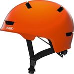 ABUS Scraper 3.0 City Helmet - Durable Bicycle Helmet for City Traffic - for Women and Men - Orange, Size L