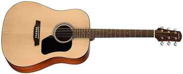 Walden, Acoustic Guitar, Dreadnought w/Cutaway and Bag -Natural D450CE/W