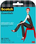 Scotch Essentials Permanent Hem Bonding Strips, 30 Strips (W-107-A)