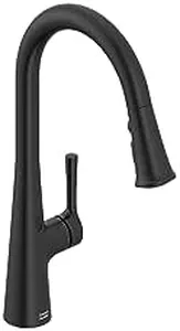 American Standard 7441381.243 Southport Touchless Pull-Down Kitchen Faucet with Sprayer, 1.8 GPM, Matte Black