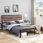 Bed With Wooden Slats