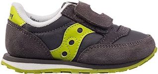 Saucony Unisex-Child Baby Jazz Hook & Loop Seasonal Sneaker, Grey Multi 1, 5 Little Kid