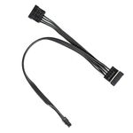 JMT PC Power Supply Cable Mini 4 Pin to SATA SSD for Lenovo M410 M415 M425 B415 M610 M710 M4200R Motherboard 4P to 1 / Turn 2 SATA (Type 4 45cm)
