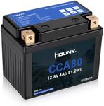 YTX4L-BS Lithium Motorcycle Battery LiFePO4 12V 4Ah 80CCA Maintenance-free, Compatible with YT4L-BS, AGM12-4, LTX4L-BS, NTX4L-BS, CTX4L-BS, GTX4L-BS, FTX4L-BS