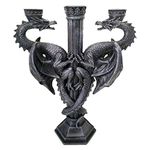 Nemesis Now Dragon's Altar Candle Holder 33cm Black