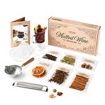 Cooking Gift Set Co. Mulled Wine Gift Set | 10-Piece Cocktail Kit | Wine Gifts for Women, Wife Gifts, Alcohol Gifts for Women Who Have Everything