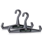 Savior Equipment Multi-Purpose Heavy Duty Hanger 2-Pack, 150 lbs Load Capacity High Impact Plastic for Tactical Vest Scuba Military Police Survival Gear Hanger (2-Pack, SW Gray)