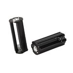 Spkaodngo 2Pcs Black Battery Holder for 3 x 1.5V AAA Batteries Flashlight Torch