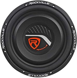 Rockville W12T4S2 12" Shallow Mount 1400w Peak Car Subwoofer 2-Ohm Sub 350w RMS CEA Rated,Black