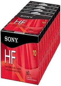 Sony 10C60HFL 60-Minute HF Cassette Recorders - 10 Brick