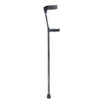 DIALDRCARE Forearm Folding Adjustable Walking Stick for Walking,Rubber Handles,Comfortable,Non-Slip Crutches for Adults (O-Shape Crutch, 1)