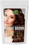 1 Pack Of Light Brown Henna Hair & Beard Color/Dye 100 Grams - Natural Hair Color, Plant-based Hair Dye - The Henna Guys