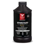 TRIAX Brake Fluid DOT 3&4 - Fully Synthetic, High Temp, Heavy Duty, All-Vehicle, Race Ready - Resists Brake Fade & Vapor Lock, ABS Traction & Control (1 Quart / 0.946 L