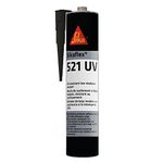 Sika Sikaflex 521 UV – Weathering Resistant Silane Terminated Polymer Adhesive Sealant – Age Resistant – Low Odour – Overpaintable – Black – 300ml , Pack of 1