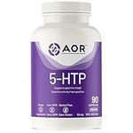 AOR - 5-HTP 50mg, 90 Capsules - 5-Hydroxytryptophan - Mood Support, Fibromyalgia Relief, Migraine Headache Relief, Depression Relief, Insomnia Sleep Support and Serotonin Supplement