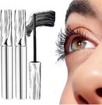 Eyelash Primer, Tubular Eyelash Primer, 2026 New Curling Iron Wand Mascara, Steel Pipe Metal Wand Mascara Black for Volume and Length, Natural and Non-Smudged(Black2)