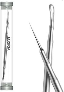 Pointed Blackhead Removal, 2-in-1 Acne Extractor Tool - Stainless Steel Whitehead Remover for Face/Nose