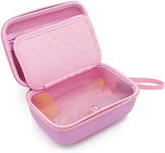 CASEMATIX Pink Travel Case Bag Compatible with Asthma Inhaler, Masks, Spacer - Includes Case Only