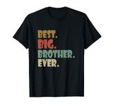 Best Big Brother Ever Shirt Older Sibling Teenager for Boys T-Shirt