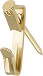 Hillman 42087 Brass Conventional Picture Hanger 30lbs Value Pack of 50