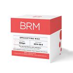 BRM Chemcials - Emulsifying Wax - Easy To Use - 500 Grams Flakes For Lotion Making, Sunscreen, Soap Making, DIY Personal Care & Cosmetics - Bulk Pack