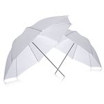 Neewer (2) 33" 83cm Photography Studio Flash Translucent White Soft Umbrella