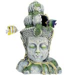 Mistletoe Natural Aquarium Buddha Statue Decoration for Cave for Large Fish Tank ONLY for Above 2ft Tank Decor