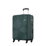 Safari Pentagon 75cm Large Checkin Trolley Bag Hard Case Polypropylene 4 Wheels 360 Degree Wheeling System Luggage, Travel Bag, Suitcase for Travel, Trolley Bags for Travel, Dusk Green