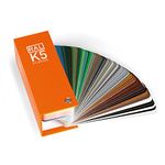 RAL K5 Colour Chart, 216 Full Page Colour Swatches, Semi-Matt, 8 Languages