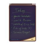 Boogie Board VersaBoard Reusable Notepad for Home & Office Organization with 8.5” LCD Writing Tablet, VersaPencil Stylus, Instant Erase & Built-in Magnet & Portrait/Landscape Kickstand (Red)