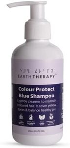 EARTH THERAPY Anti-Blonde Under-Tones Colour Protector Blue Shampoo –Mineral Oil-Free, Sulphate-Free, & Ammonia-Free – 200ml