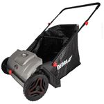 DEDRA DED8803 Lawn Sweeper Manual Collector, Leaf and Lawn Collector, Collection Width 530 mm, 100 L Collection Bag, Robust 250 mm Wheels, Lightweight and Handy 7 kg, Adjustable Handlebar