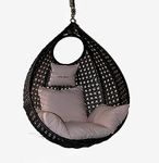 Prime Pigeon Hammock Swing Chair Without Stand for Home, Hanging Swings for Indoor, Outdoor, Home, Patio, Yard, Balcony, Garden (Black)