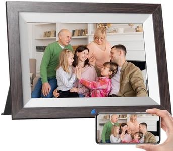 KODAK Cadre Photo Numérique WiFi 10,1 Pouces,Cadre Photo Electronique avec 32Go de Mémoire, Écran Tactile HD 1280x800 IPS pour Partager Photos et Vidéos, Support Multilingue, Rotation Automatique