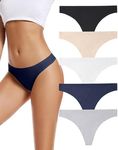 voenxe Seamless Thongs for Women No