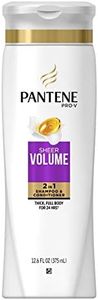 Pantene Pro-V Fine Hair Solutions 2 in 1 Flat to Volume Shampoo & Conditioner by Pantene for Unisex - 12.6 oz Shampoo & Conditioner, 378 ml