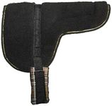 Kensington KPP Fleece Bareback Pad, Deluxe Black, Horse