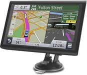 GPS Navigator for Car Truck RV, 9 ” Trucker GPS for Semi Truck 2025 Map， Real Voice Spoken Turn-by-Turn Direction Reminding Navigation System for Cars, Vehicle GPS with Speed and Red Light Warning