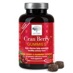 New Nordic Cran Berry Gummies - Promote Urinary Tract Health with 60 Vegan Gummies Featuring a Delightful Berry Flavour - Natural Herbal Ingredients for Adults