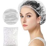 SNMMIFER Waterproof Disposable Shower Caps for Women (50 Pieces)