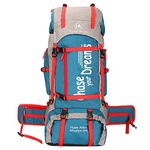 Hyper Adam 65 Ltr Travel Trekking Bag For Men, Sea Green Rucksack Travel Backpack For Outdoor Sport Camp, Hiking,Trekking (Extra Large Size)