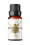 Gingerbread House Christmas Fragrance Oil, 10ml (Ideal for Aromatherapy, Oil Burner, Diffuser, Home Made Making, Potpourri, Candle, Soap, Slime, Bath Bomb, Air Freshener)